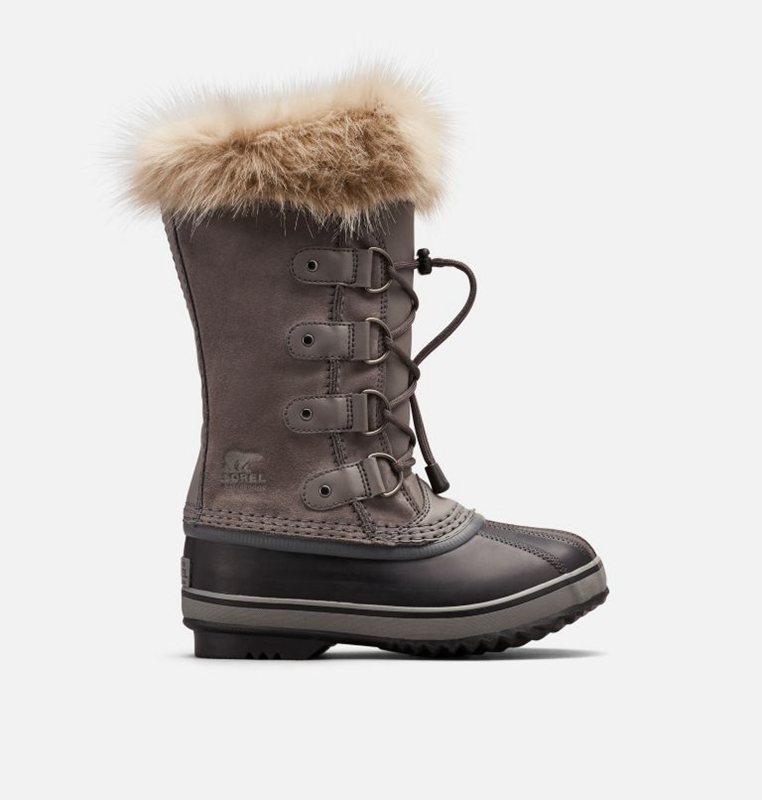 Kids Snow Boots Dark Grey - Sorel Youth Joan of Arctic™ - 190-ULIBCO